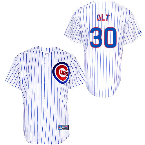Mike Olt #30 mlb Jersey-Chicago Cubs Women's Authentic Home White Cool Base Baseball Jersey